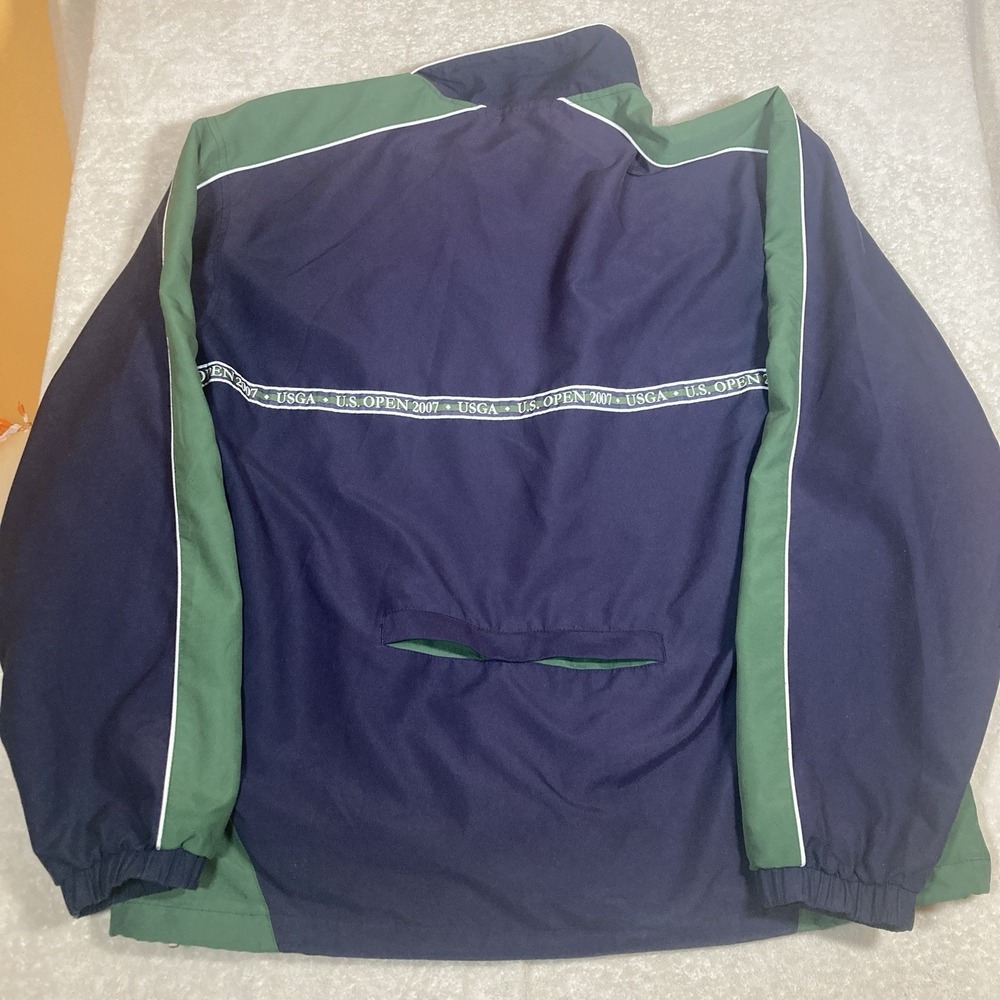 USGA Oakmont 2007 US Open Mens Large Golf Ashworth Windbreaker Jacket *Stain - Picture 10 of 11